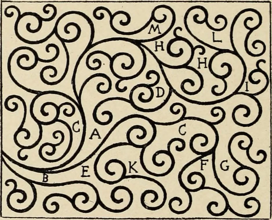 An illustration from Méthode de composition ornementale, 1905, leaf 317