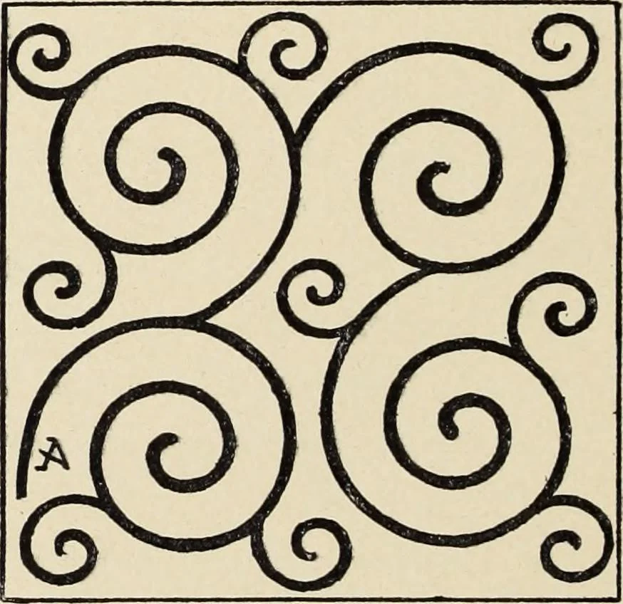 An illustration from Méthode de composition ornementale, 1905, leaf 319