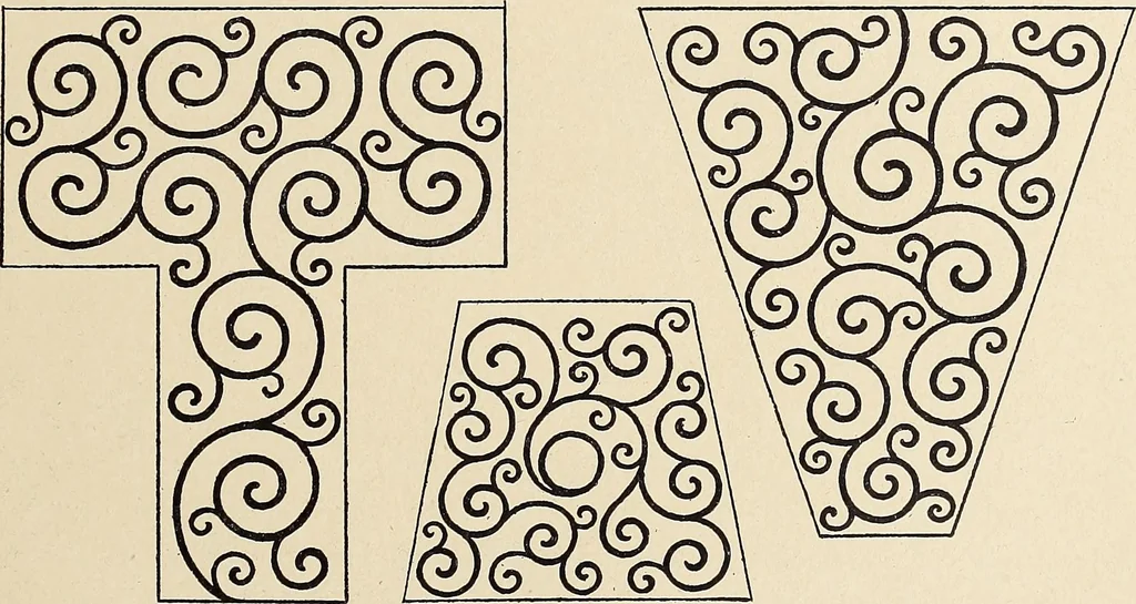 An illustration from Méthode de composition ornementale, 1905, leaf 322