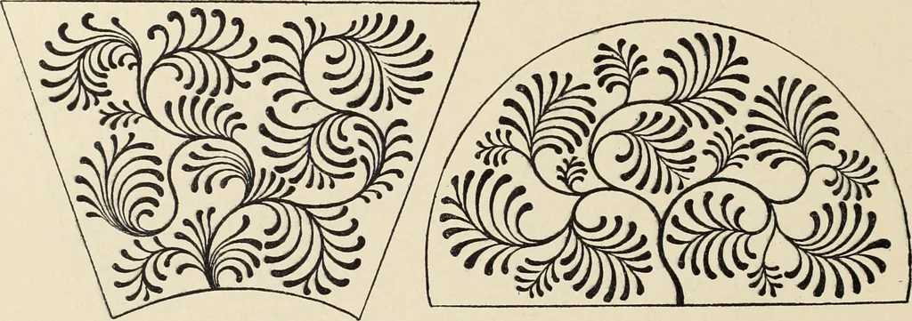 An illustration from Méthode de composition ornementale, 1905, leaf 323