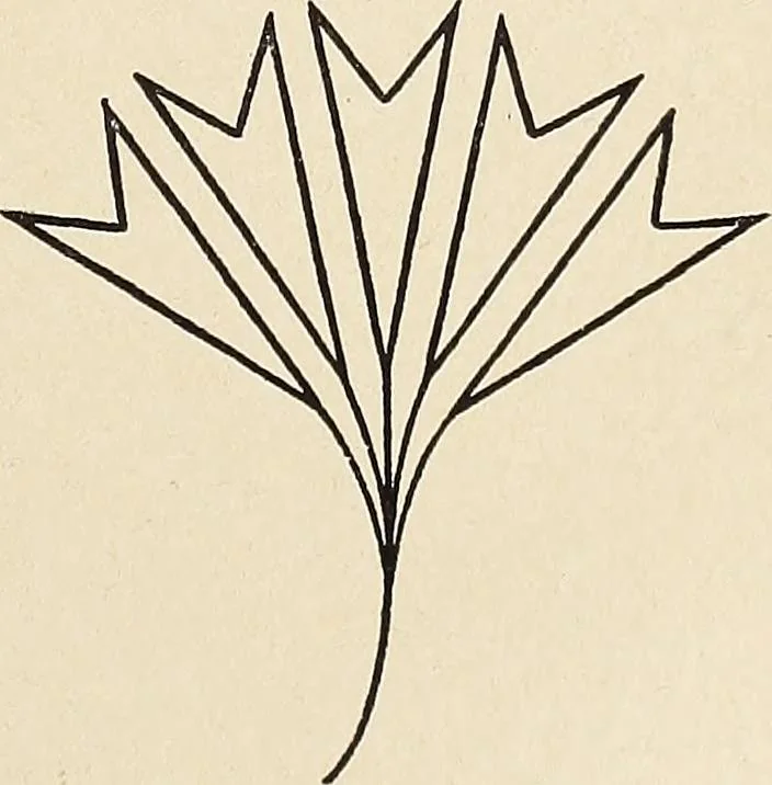 An illustration from Méthode de composition ornementale, 1905, leaf 350