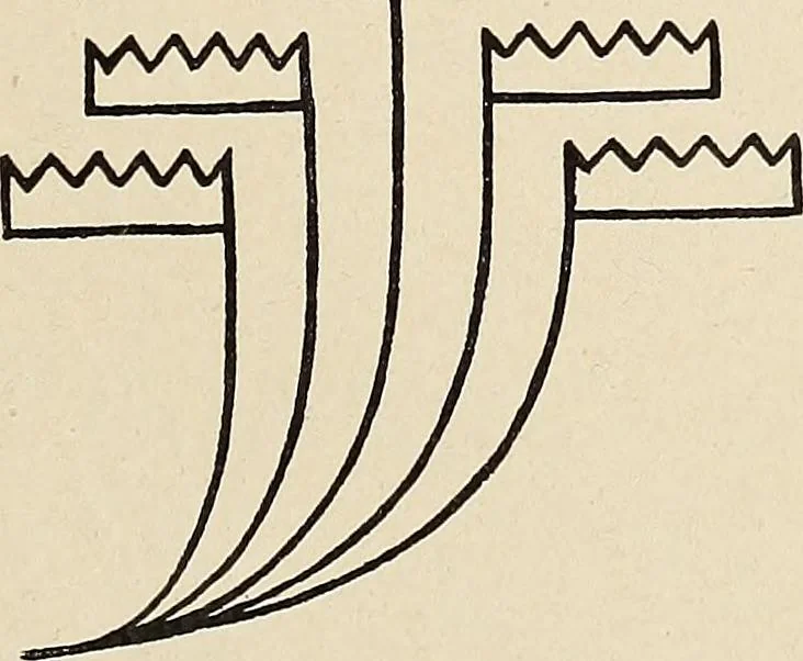 An illustration from Méthode de composition ornementale, 1905, leaf 352