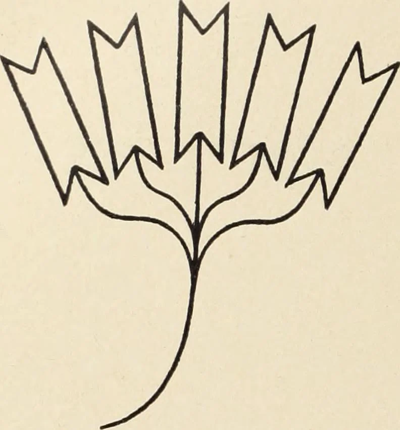 An illustration from Méthode de composition ornementale, 1905, leaf 353