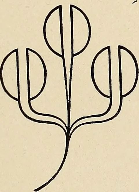 An illustration from Méthode de composition ornementale, 1905, leaf 354