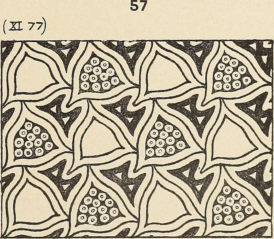 An illustration from Méthode de composition ornementale, 1905, leaf 38