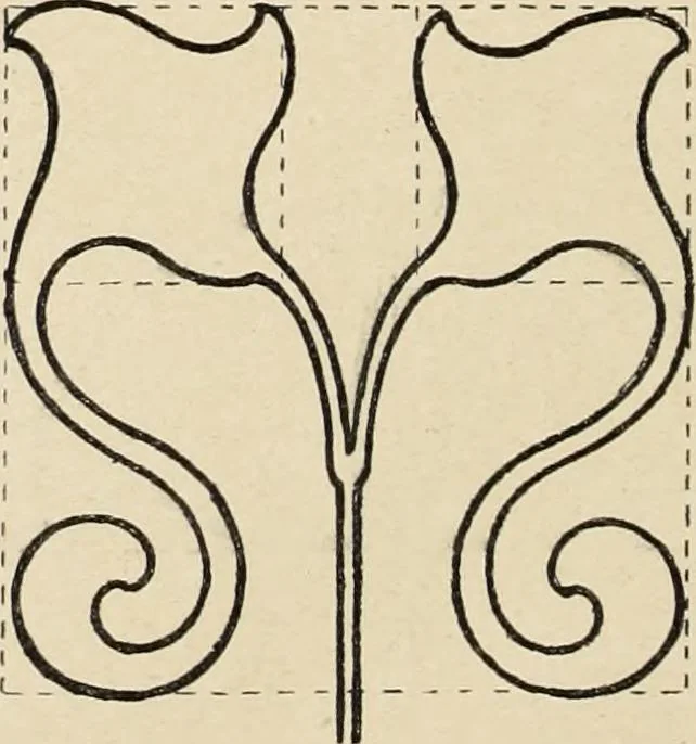 An illustration from Méthode de composition ornementale, 1905, leaf 383