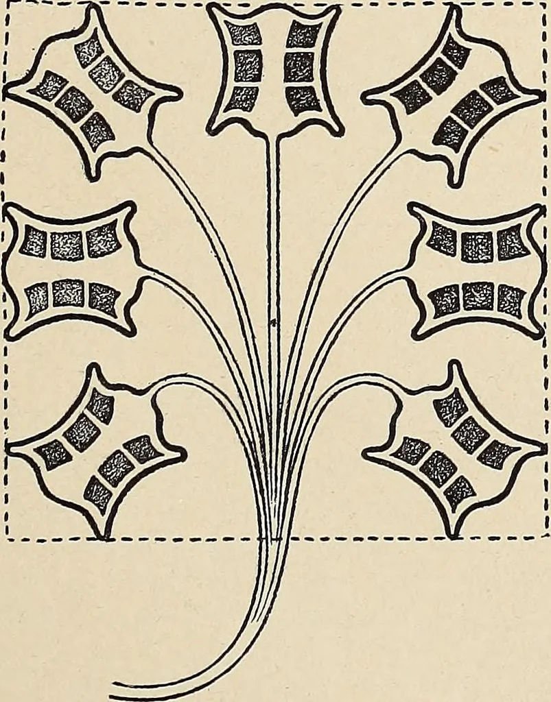 An illustration from Méthode de composition ornementale, 1905, leaf 402