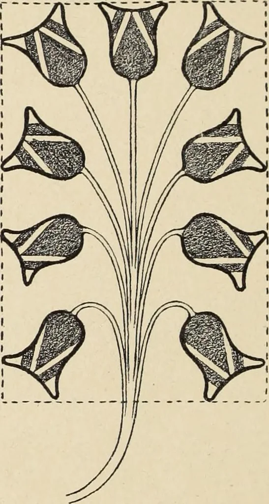 An illustration from Méthode de composition ornementale, 1905, leaf 403