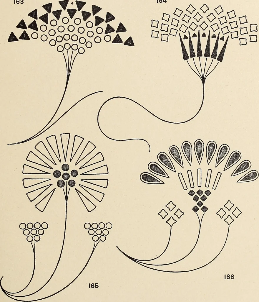 An illustration from Méthode de composition ornementale, 1905, leaf 426