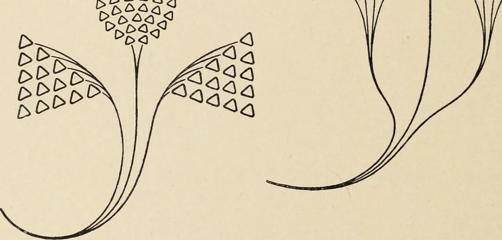 An illustration from Méthode de composition ornementale, 1905, leaf 427