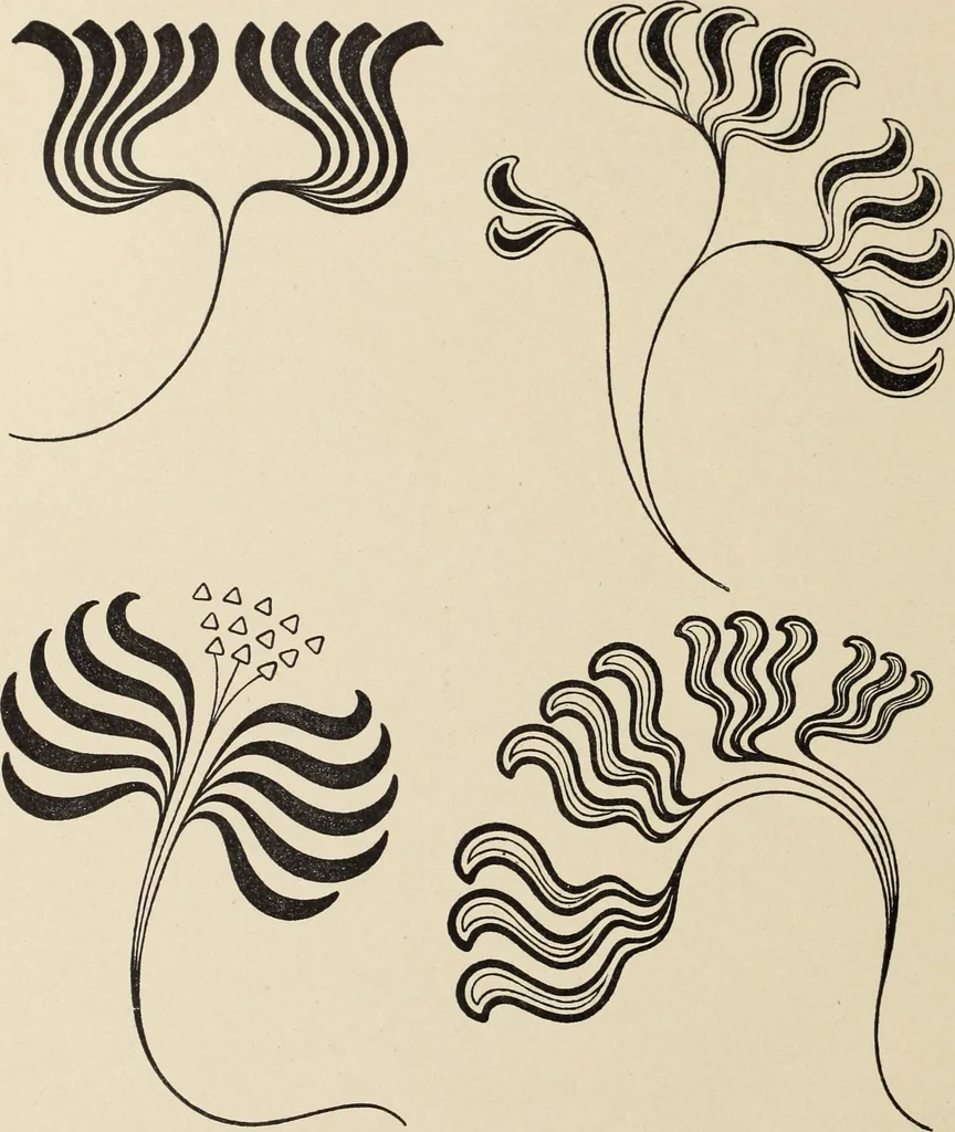 An illustration from Méthode de composition ornementale, 1905, leaf 429
