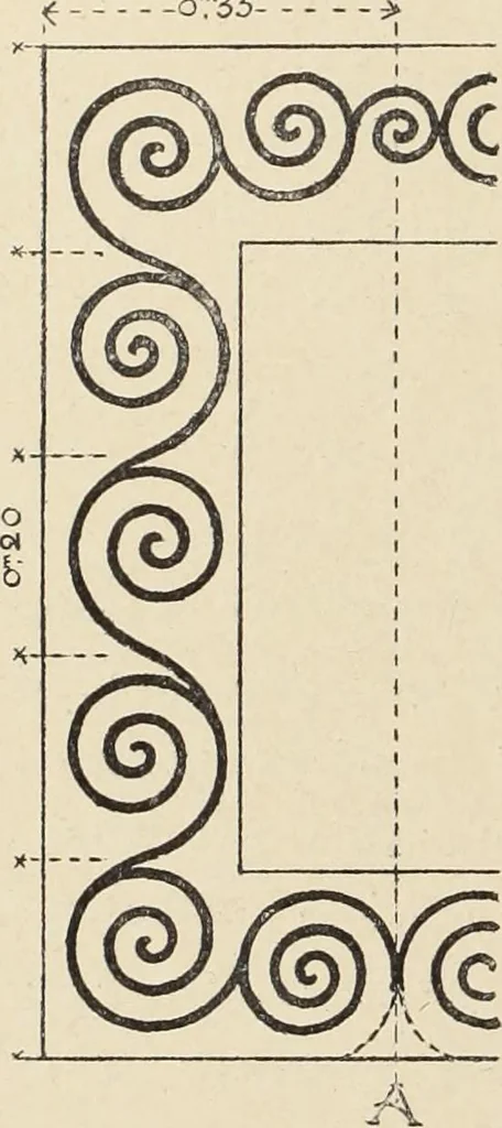An illustration from Méthode de composition ornementale, 1905, leaf 437
