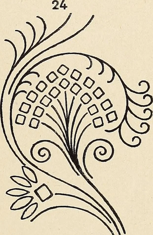 An illustration from Méthode de composition ornementale, 1905, leaf 440