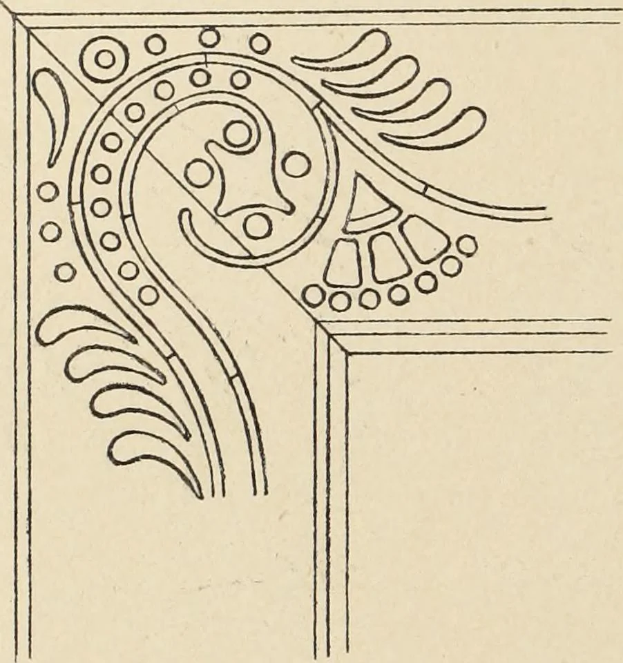 An illustration from Méthode de composition ornementale, 1905, leaf 441