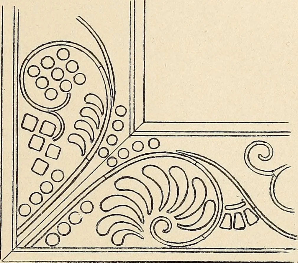 An illustration from Méthode de composition ornementale, 1905, leaf 442