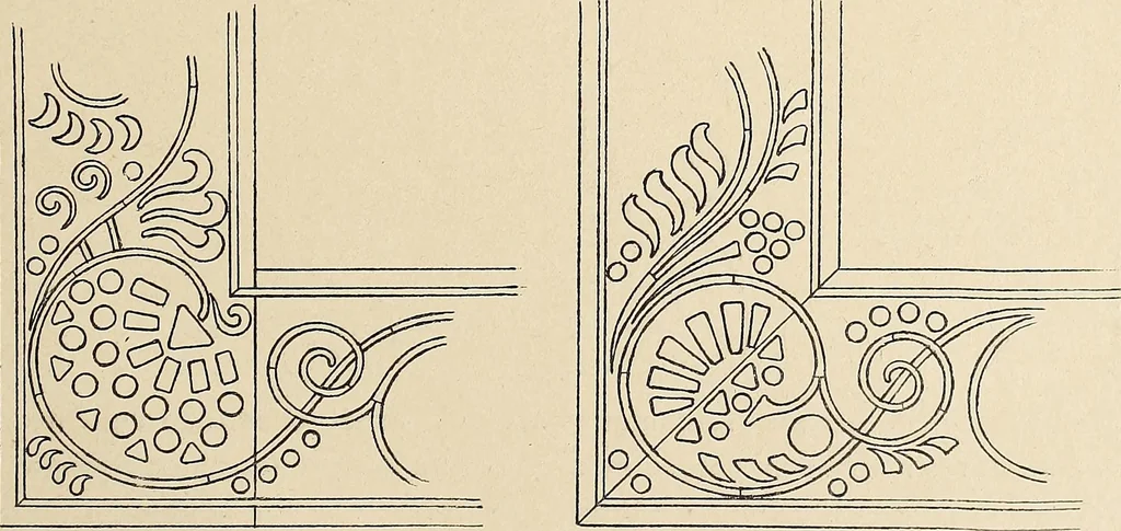An illustration from Méthode de composition ornementale, 1905, leaf 442