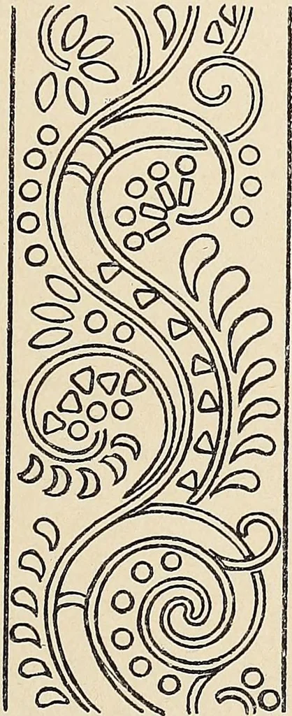 An illustration from Méthode de composition ornementale, 1905, leaf 444