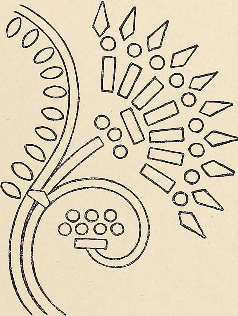 An illustration from Méthode de composition ornementale, 1905, leaf 444