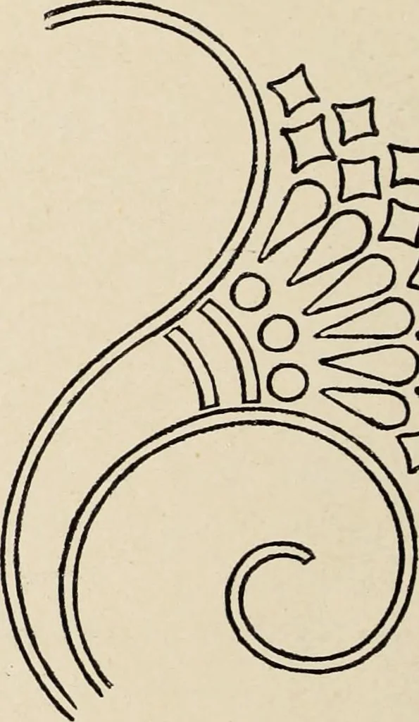 An illustration from Méthode de composition ornementale, 1905, leaf 447