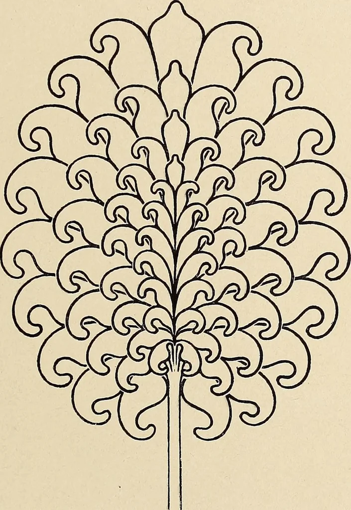 An illustration from Méthode de composition ornementale, 1905, leaf 456