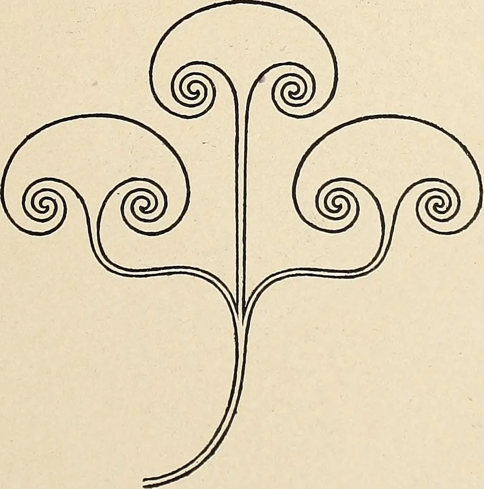An illustration from Méthode de composition ornementale, 1905, leaf 458