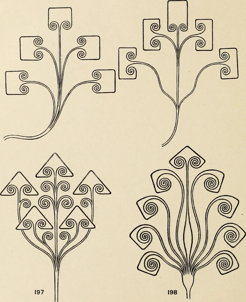 An illustration from Méthode de composition ornementale, 1905, leaf 459