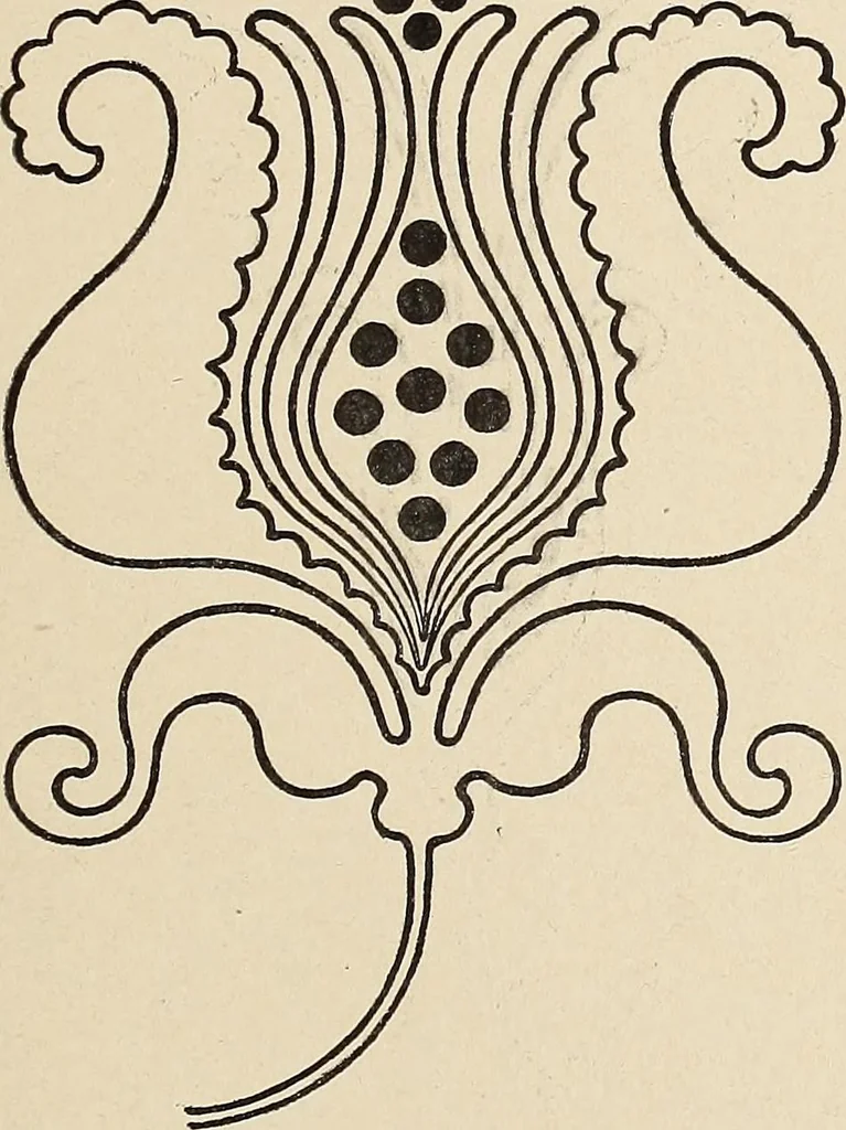 An illustration from Méthode de composition ornementale, 1905, leaf 468