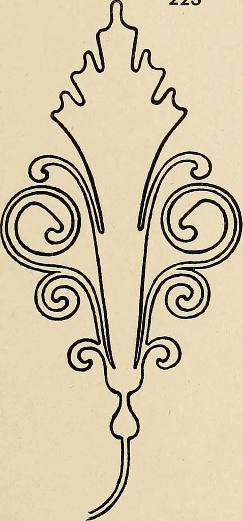 An illustration from Méthode de composition ornementale, 1905, leaf 470