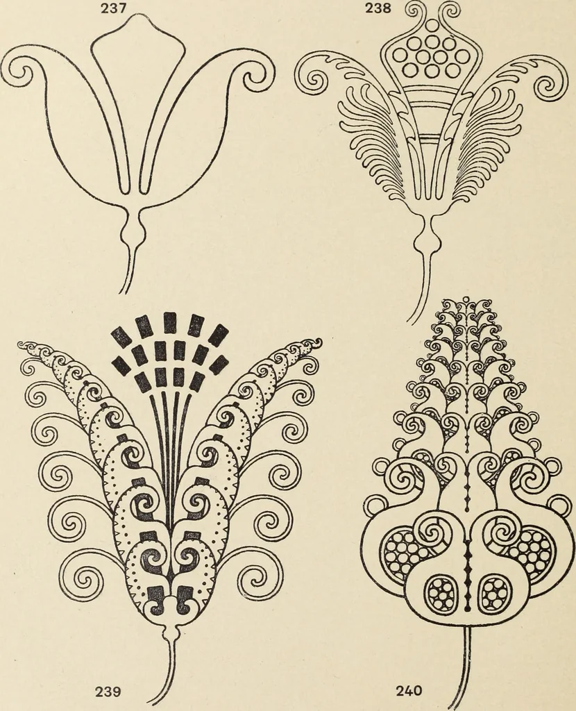 An illustration from Méthode de composition ornementale, 1905, leaf 475