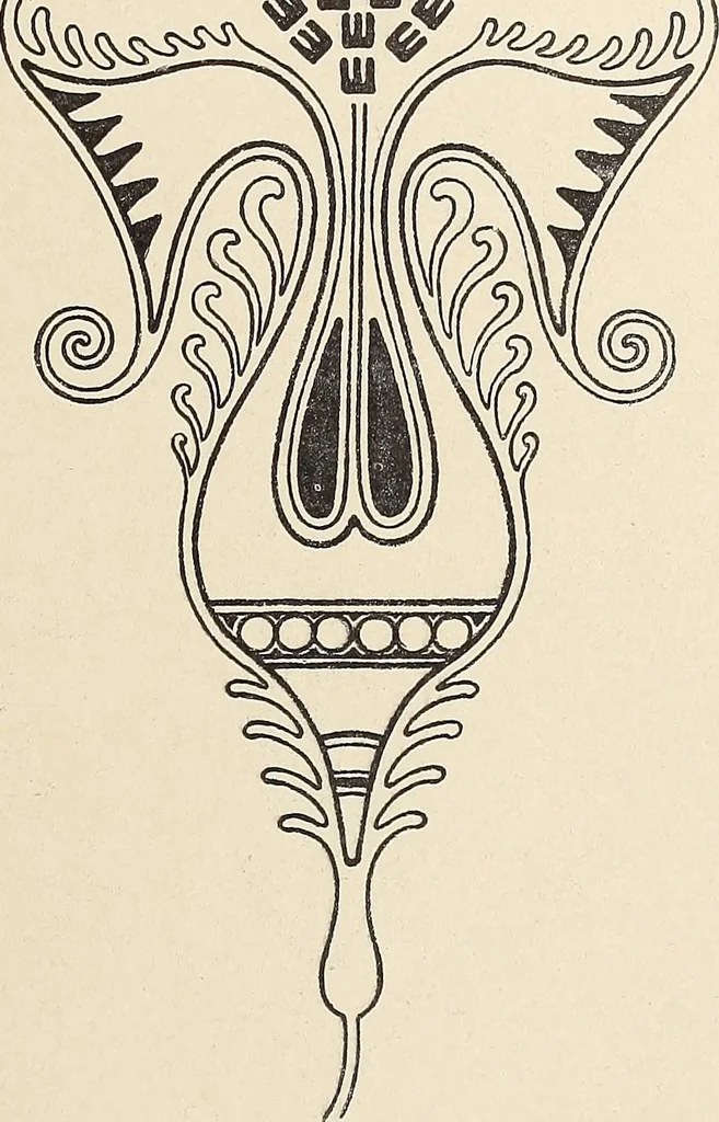 An illustration from Méthode de composition ornementale, 1905, leaf 476