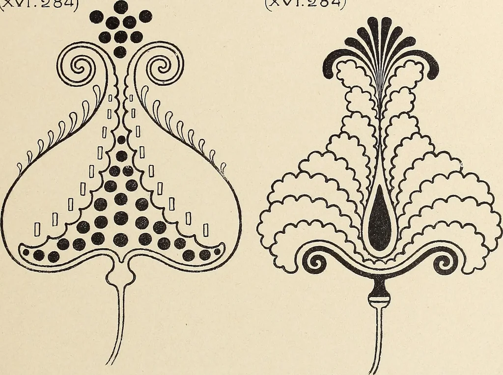 An illustration from Méthode de composition ornementale, 1905, leaf 480