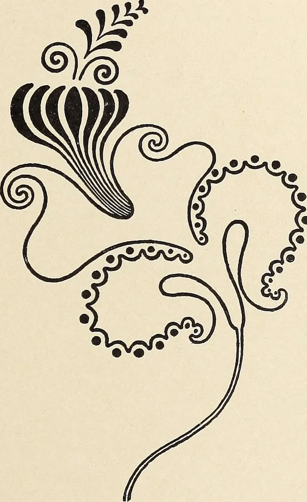 An illustration from Méthode de composition ornementale, 1905, leaf 482