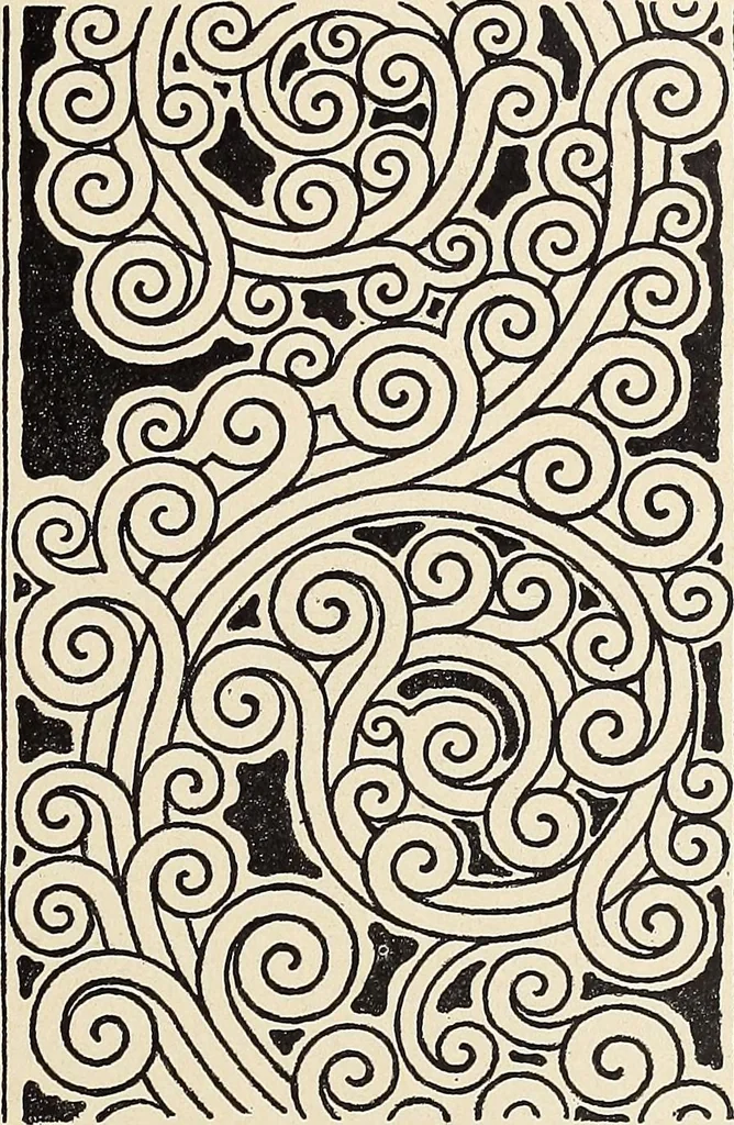 An illustration from Méthode de composition ornementale, 1905, leaf 486