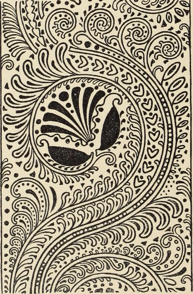 An illustration from Méthode de composition ornementale, 1905, leaf 487
