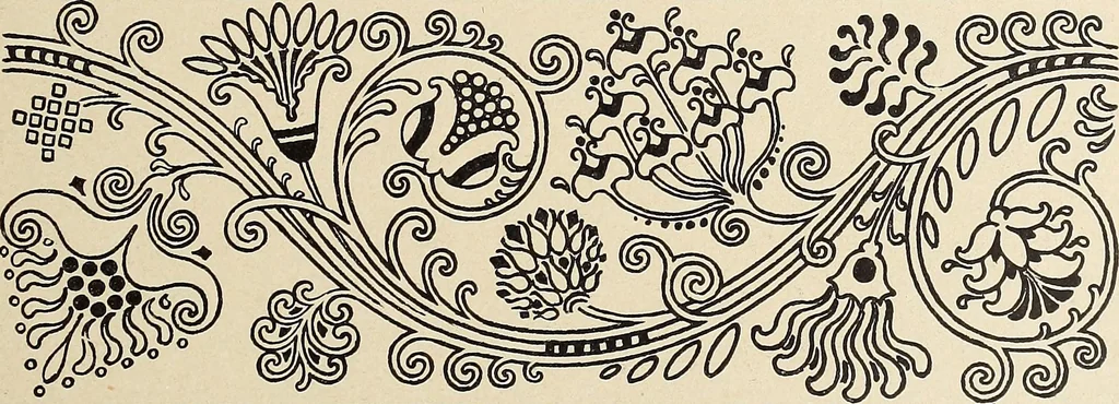 An illustration from Méthode de composition ornementale, 1905, leaf 488
