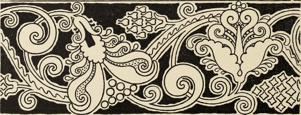 An illustration from Méthode de composition ornementale, 1905, leaf 489