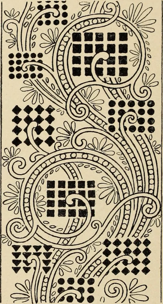 An illustration from Méthode de composition ornementale, 1905, leaf 491