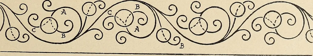 An illustration from Méthode de composition ornementale, 1905, leaf 492