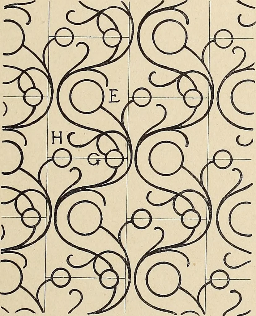 An illustration from Méthode de composition ornementale, 1905, leaf 498