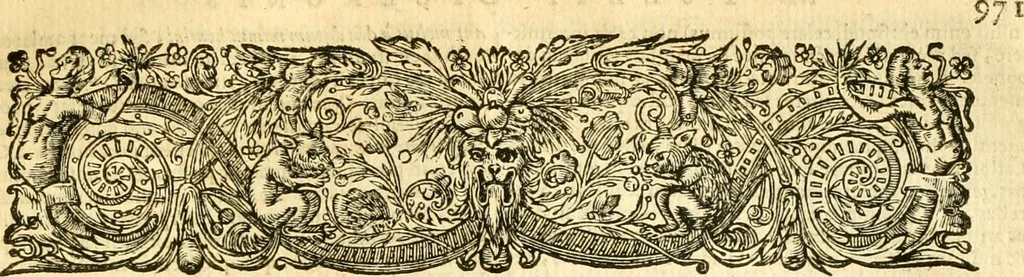 An illustration from M. Tulii Ciceronis Opera omnia : cum Gruteri et selectis variorum notis & indicibus locupletissimis, 1661, leaf 1038