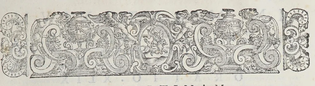 An illustration from M. Tullius Cicero Mannucciorum commentariis illustratus antiquaeq. lectioni restitutus, 1583, leaf 341