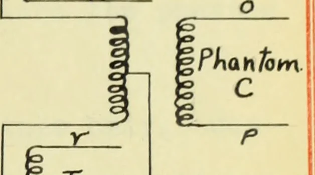 An illustration from Multiplex combinations for economic telegraphy and telephony, 1913, leaf 72