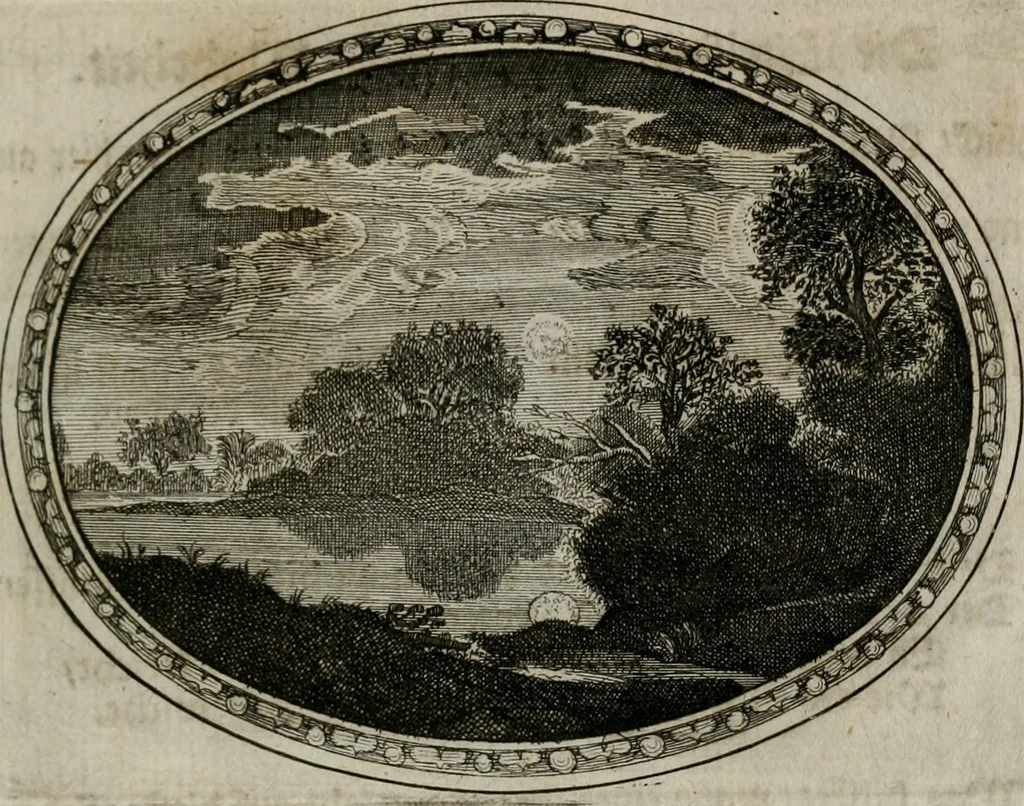 An illustration from Mundi lapis Lydius, oder, Der Welt Probier-Stein : das ist, Emblematische Sitten-Lehren, 1712, leaf 104