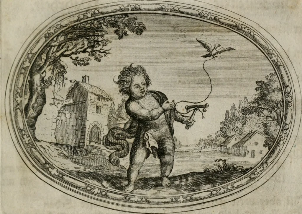 An illustration from Mundi lapis Lydius, oder, Der Welt Probier-Stein : das ist, Emblematische Sitten-Lehren, 1712, leaf 22