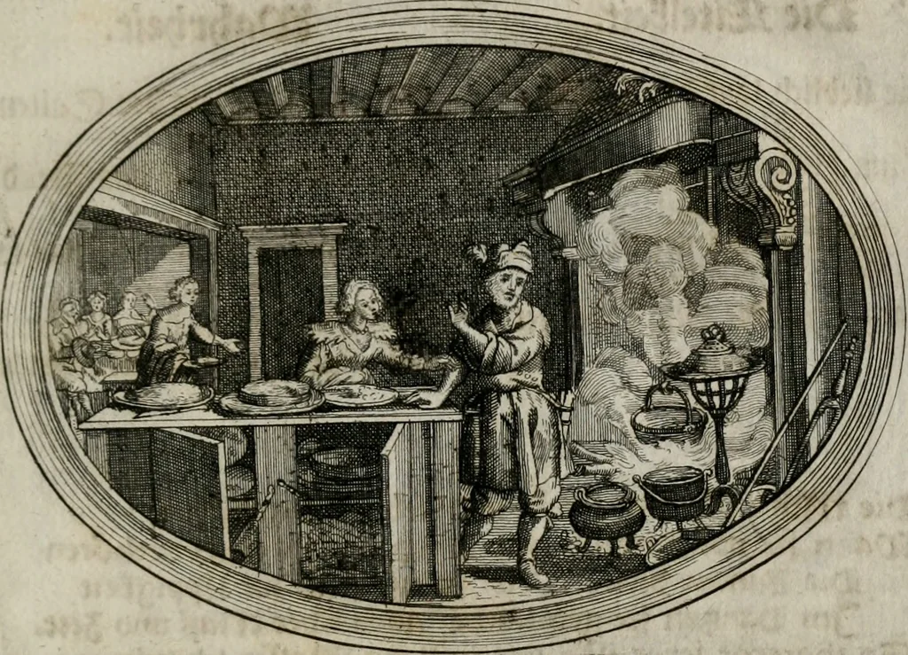 An illustration from Mundi lapis Lydius, oder, Der Welt Probier-Stein : das ist, Emblematische Sitten-Lehren, 1712, leaf 38