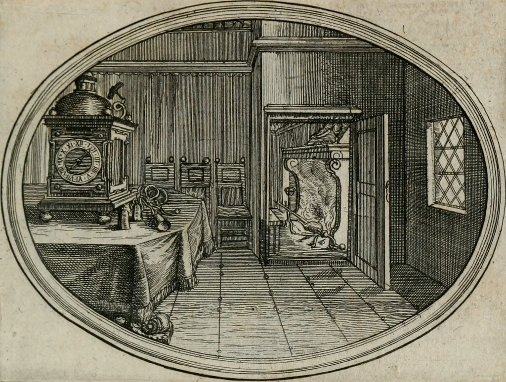 An illustration from Mundi lapis Lydius, oder, Der Welt Probier-Stein : das ist, Emblematische Sitten-Lehren, 1712, leaf 44