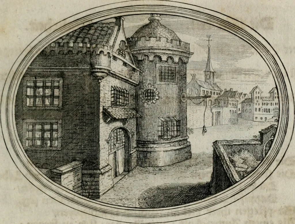 An illustration from Mundi lapis Lydius, oder, Der Welt Probier-Stein : das ist, Emblematische Sitten-Lehren, 1712, leaf 62