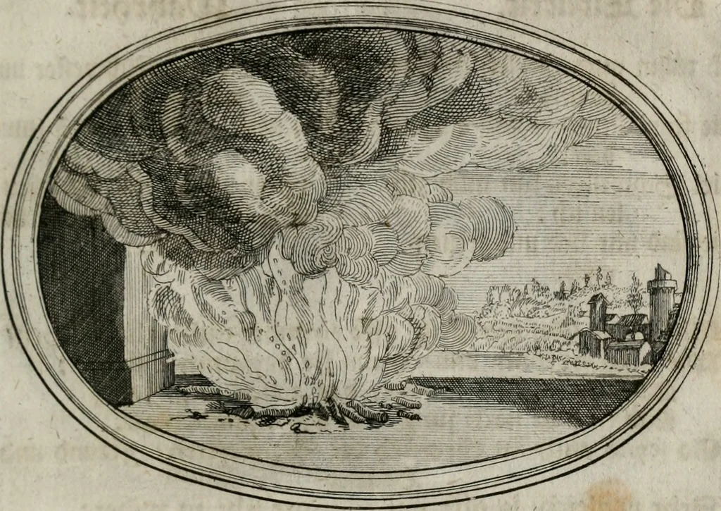 An illustration from Mundi lapis Lydius, oder, Der Welt Probier-Stein : das ist, Emblematische Sitten-Lehren, 1712, leaf 72