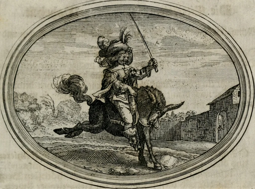 An illustration from Mundi lapis Lydius, oder, Der Welt Probier-Stein : das ist, Emblematische Sitten-Lehren, 1712, leaf 86