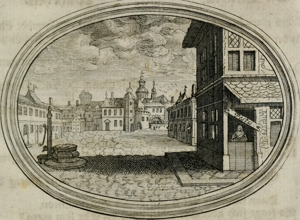 An illustration from Mundi lapis Lydius, oder, Der Welt Probier-Stein : das ist, Emblematische Sitten-Lehren, 1712, leaf 96